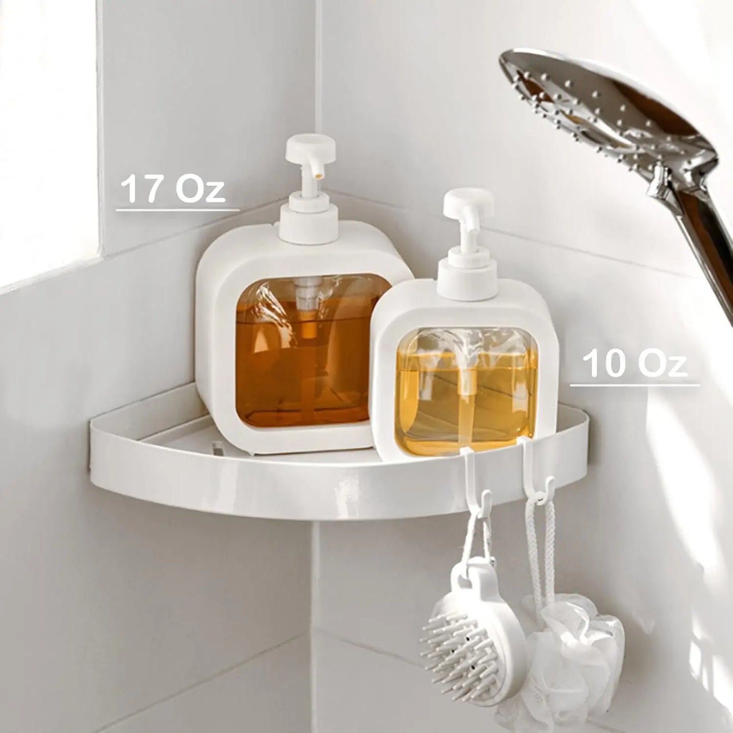 Modern Hand Soap Dispenser β Transparent Pump Bottle (300ml/500ml)