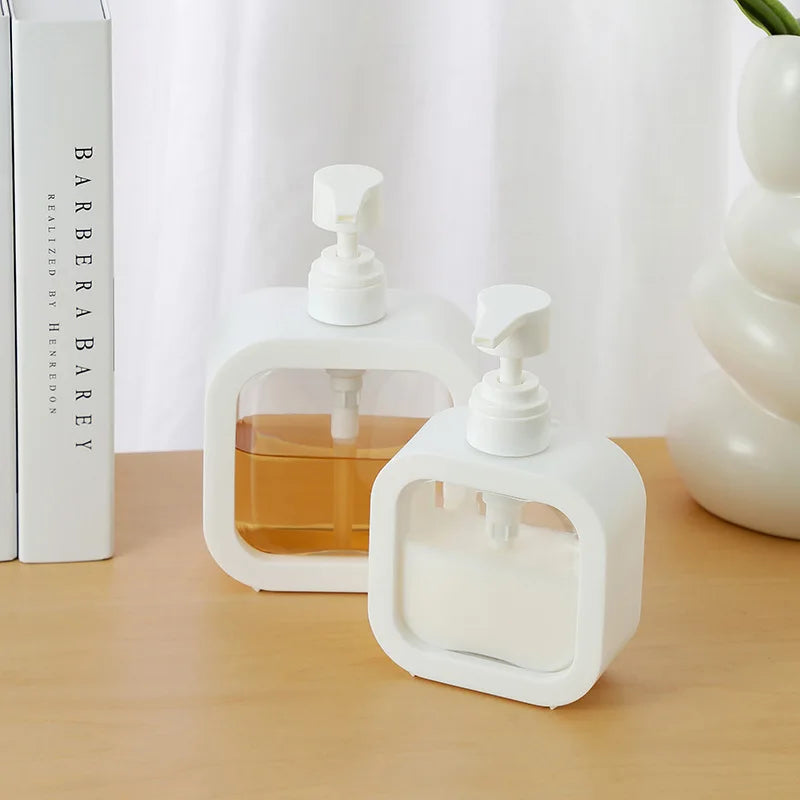 Modern Hand Soap Dispenser β Transparent Pump Bottle (300ml/500ml)