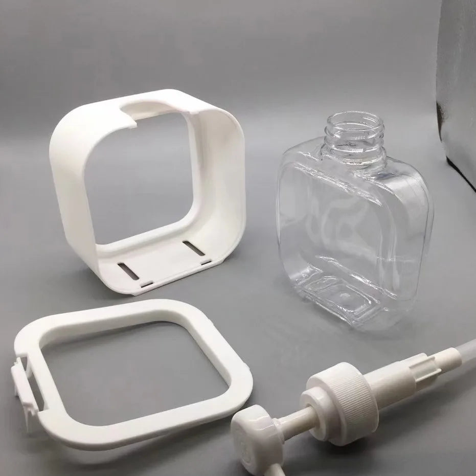 Modern Hand Soap Dispenser β Transparent Pump Bottle (300ml/500ml)